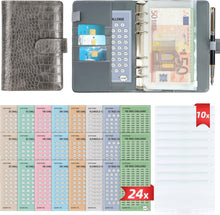 2024 Spar Challenge Buch mit 8 Sparchallenges - Budget Planner