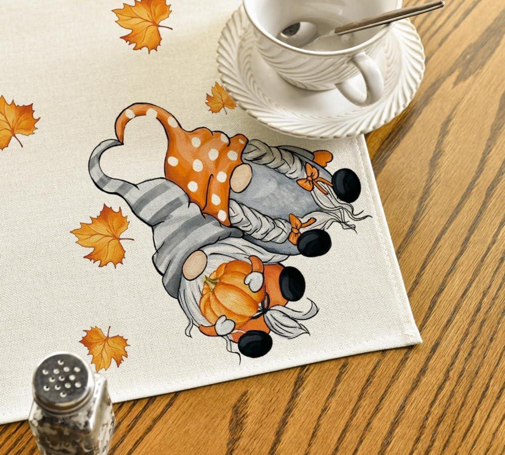 Artoid Mode GNOME Herbst Tischdecke 85x85 cm Beige