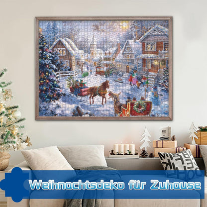 Adventskalender Puzzle 2024 Weihnachts Jigsaw 1008 Teile Countdown bis