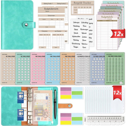 Budget Planner Startset mit 8 Sparchallenges - Finanzplaner