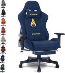 Ergonomischer Gaming Stuhl, Vintage-PU-Leder, Verstellbarer PC Stuhl