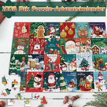 Adventskalender 2024 Puzzle 1008 Teile Weihnachts Jigsaw