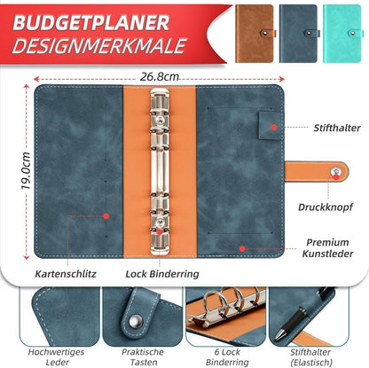 Budget Planner A6 Deutsch Geld Sparbuch Startset Spar challenges Finanzplaner