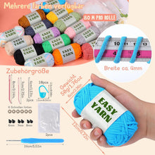 15x50 Easy Garn Set für Anfänger, Dickes