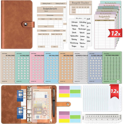 Budget Planner Deutsch Geld Sparen inkl. 8 Sparchallenges