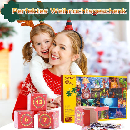 Adventskalender 2024 Puzzle 1008 Teile Weihnachtspuzzle 24
