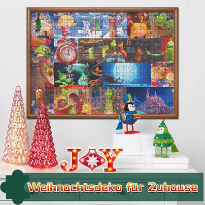 Adventskalender Puzzle 2024 Weihnachtspuzzle 1008 Teile Erwachsene Kinder
