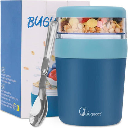 Bugucat Müslibecher to Go 650ml Lunchpot Joghurt Salat
