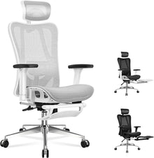 Ergonomischer Bürostuhl mit 3D-Armlehne und Lendenwirbelstütze