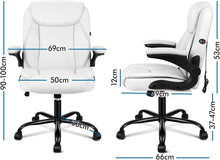 Ergonomischer Massage Bürostuhl Mid Back PU Leder