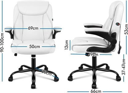 Ergonomischer Massage Bürostuhl Mid Back PU Leder