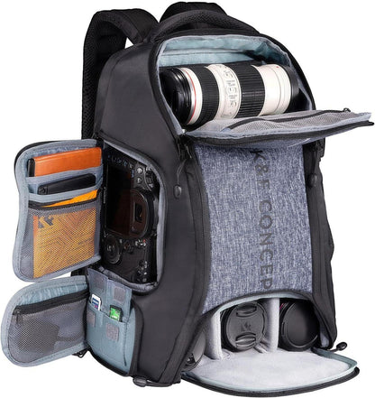 Kamerarucksack wasserdicht mit Stativhalterung, Laptopfach 15,6 Zoll
