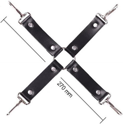 12-teiliges SM Erotik Bondage Set für Bett Fesseln Peitsche BDSM