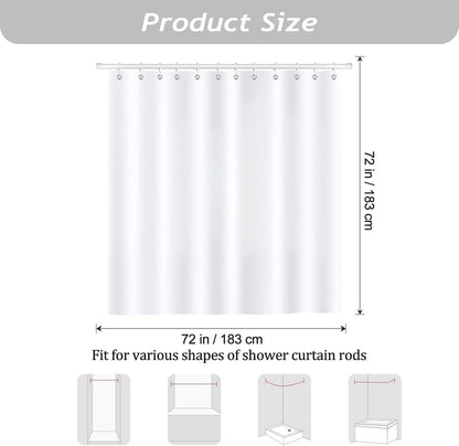 Duschvorhang Qualle Blau Ozean Meer Anti-Schimmel 180x180cm Polyester