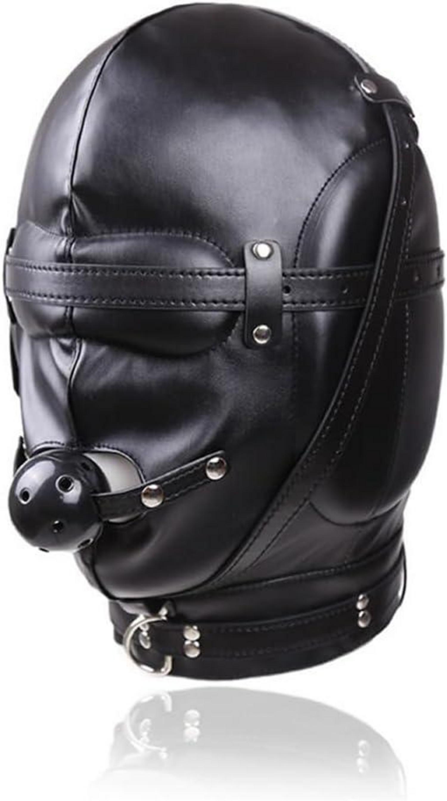 Bondage Kopfmaske BDSM SM Spielzeug Mundknebel Augenbinde