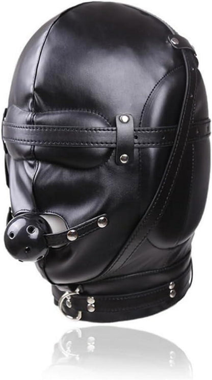 Bondage Kopfmaske BDSM SM Spielzeug Mundknebel Augenbinde