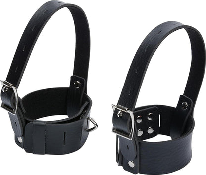 Moinha SM Bondage High Heels Fesseln Leder Fußfesseln mit Schlössern