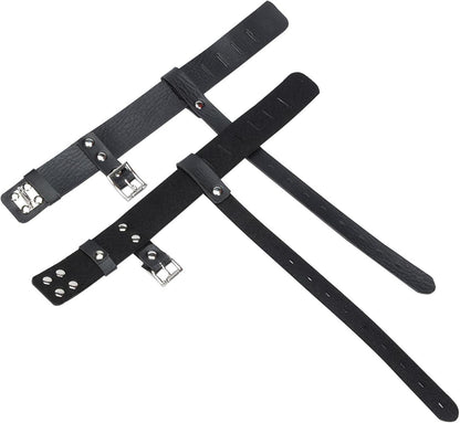 SM Bondage High Heels Fußfesseln Leder Riemen 4 Schlösser 8 Schlüssel