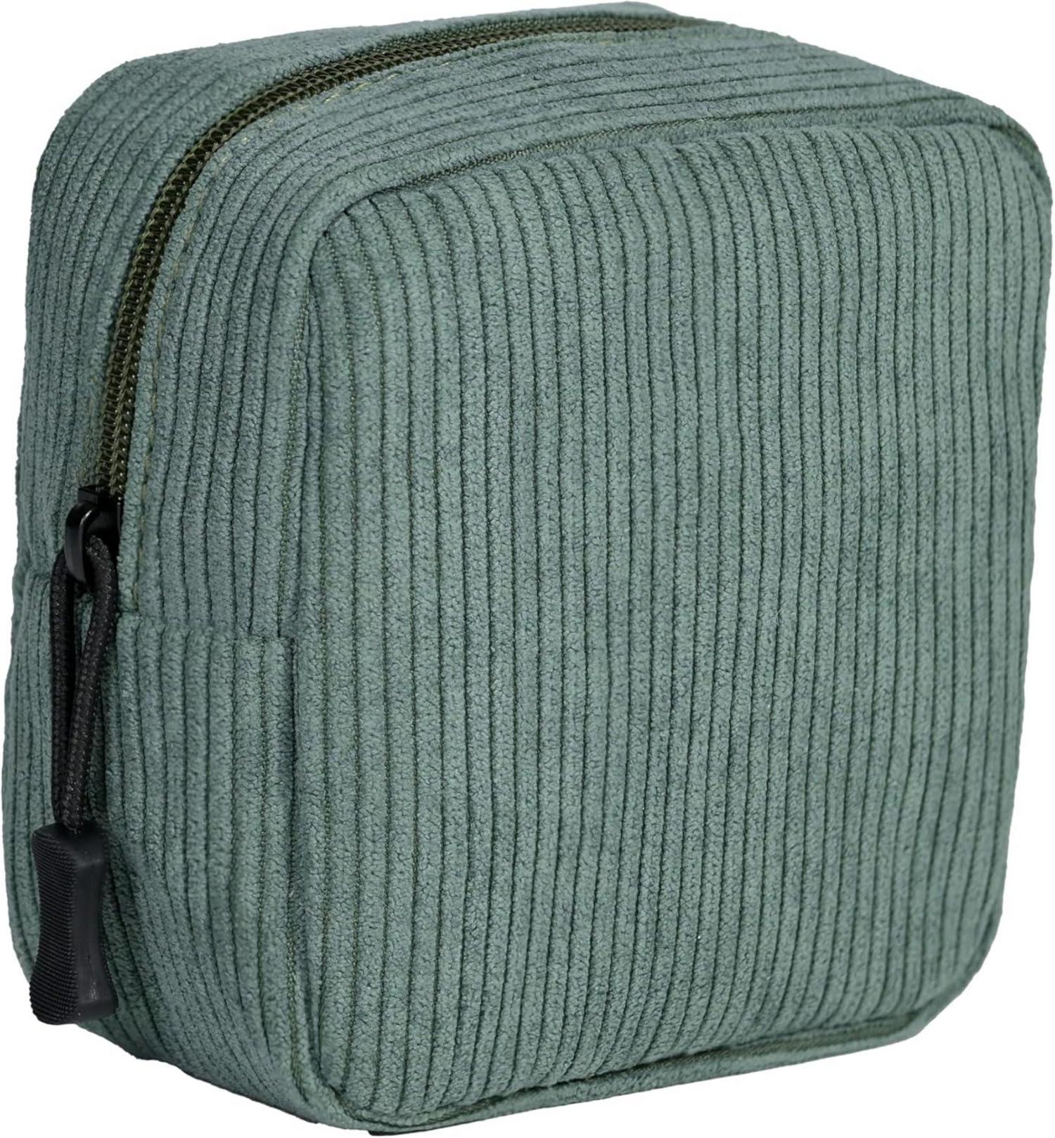 Kosmetiktasche Damen Cord Set Kulturtasche Make-up Tasche Mädchen Grün