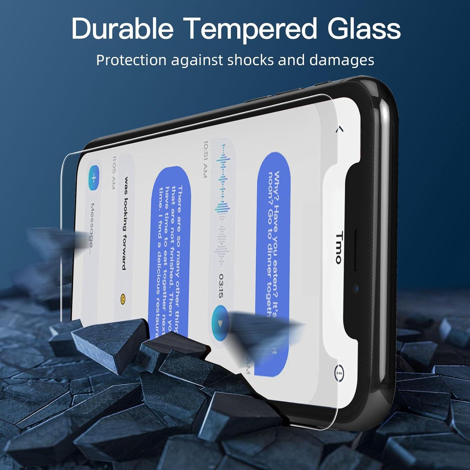 Sichtschutz Panzerglas für iPhone 11 Pro/X/XS (5,8 Zoll) 3er Set