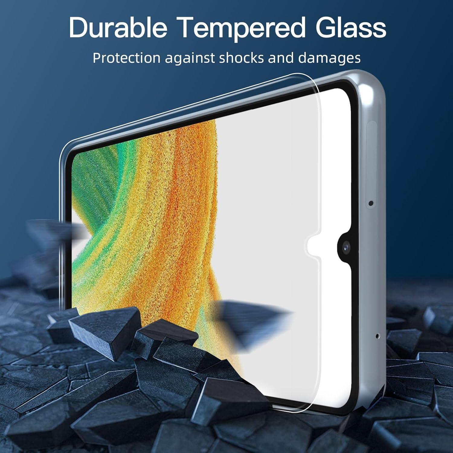 3er Set Sichtschutz Panzerglas Samsung Galaxy A33 5G 9H Härte