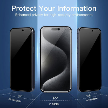 NEW'C Panzer Schutz Glas für iPhone 15 Pro 6,1 Zoll - 3 Stück