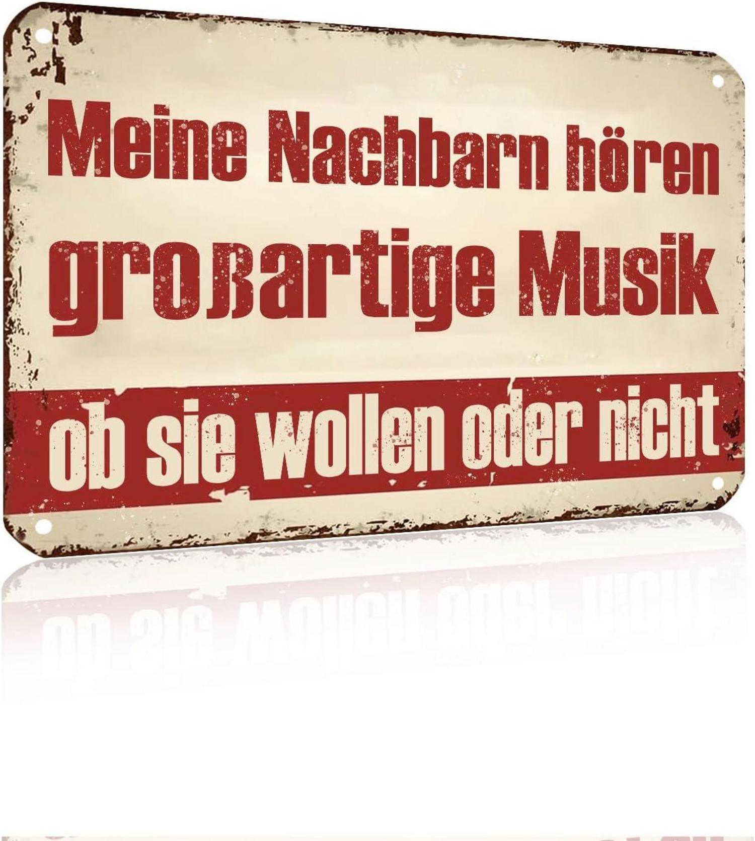 Großartiges Musik Schild für Zimmer, Wohnzimmer, Außenzaun