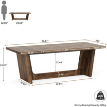 Großer Schreibtisch 180x79cm – Rustikaler Home Office Arbeitstisch