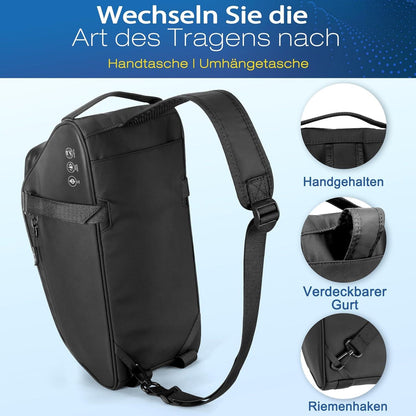Fahrradtasche Gepäckträger toptrek 8L Volumen mit Regenschutz