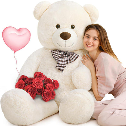 Riesen Teddybär 140cm - XXL Kuscheltier für Valentinstag & Weihnachten