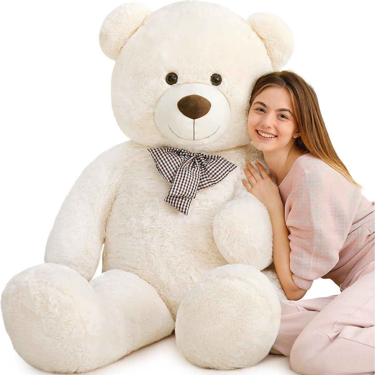 Riesen Teddybär 140cm - XXL Kuscheltier für Valentinstag & Weihnachten