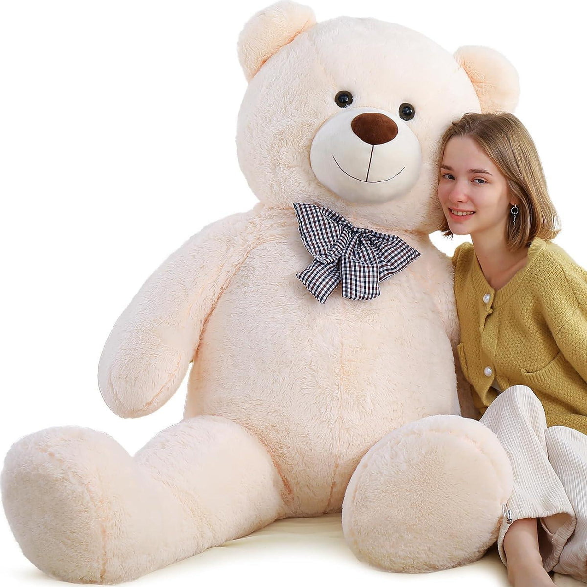 Riesen Teddybär 140cm - XXL Kuscheltier für Valentinstag & Weihnachten