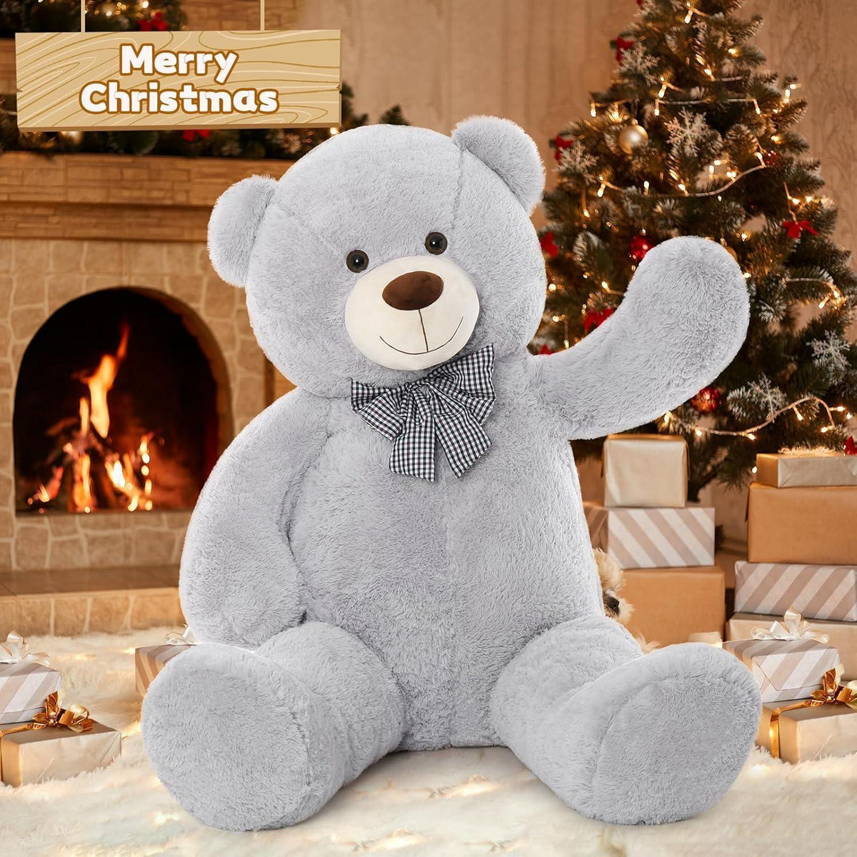 Riesen Teddybär 140cm - XXL Kuscheltier Geschenk für Valentinstag