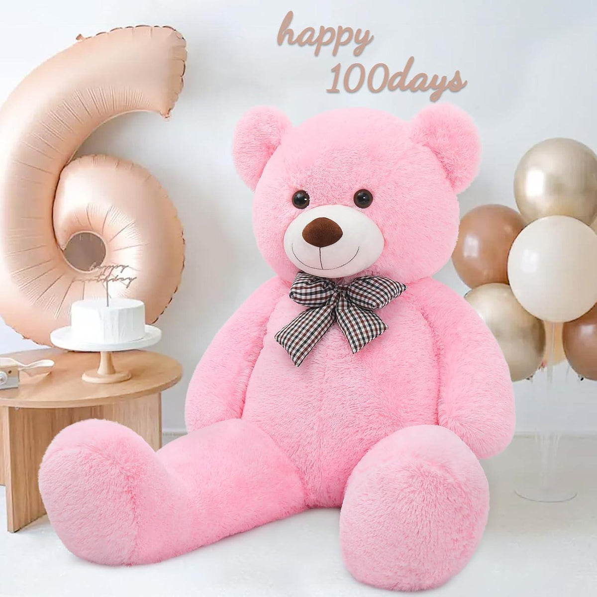 Riesen Teddybär 140cm - Weiches Kuscheltier für Valentinstag & Co.
