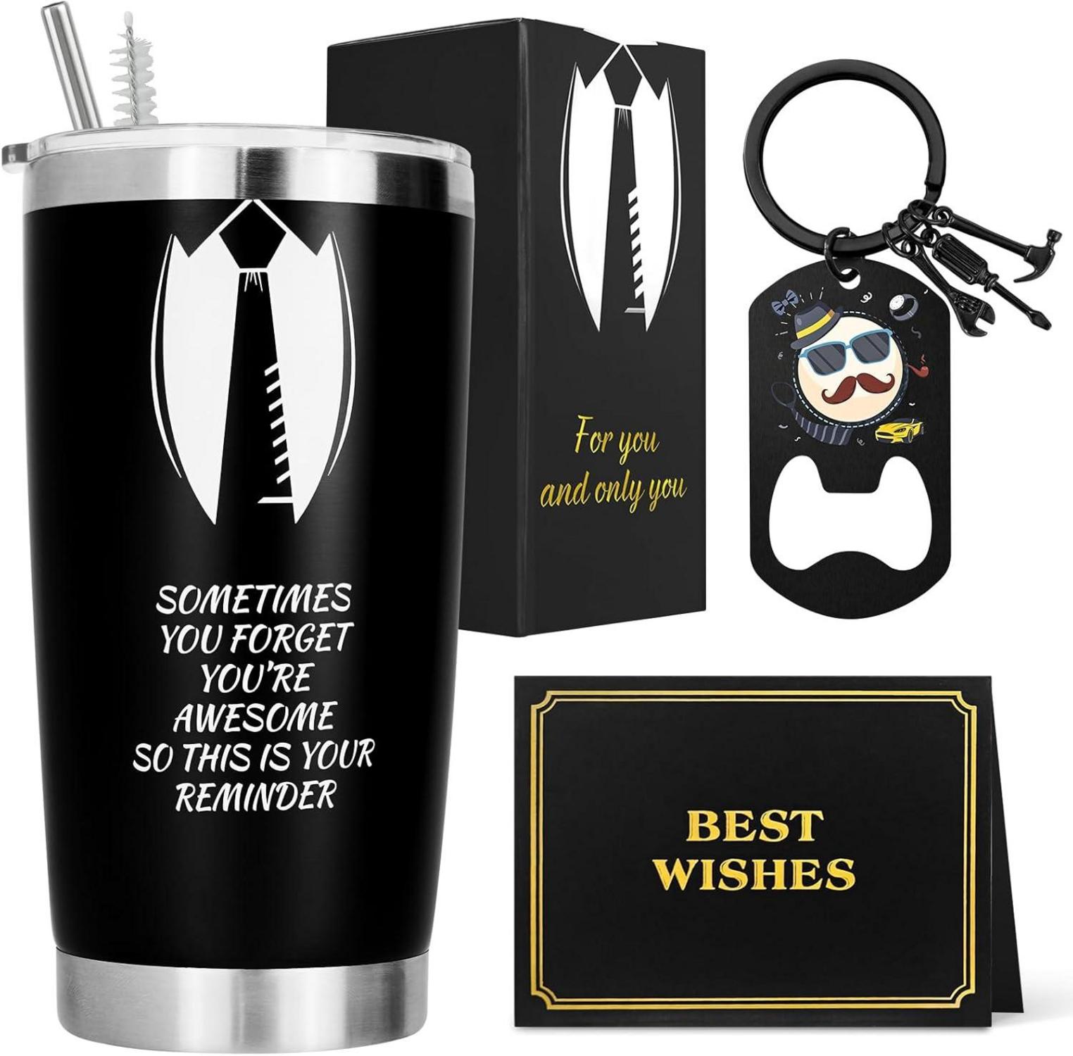 Geschenkset Männer Weihnachten Isolierter Kaffeebecher