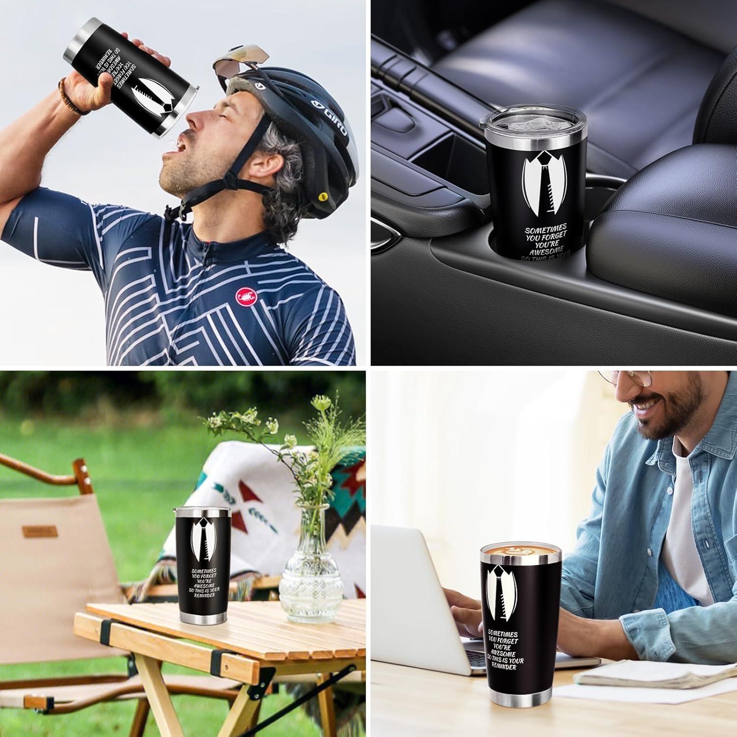 Geschenkset Männer Weihnachten Thermobecher Vatertag Edelstahlbecher