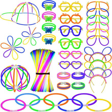 330 Leuchtstäbe Knicklichter Party Set Neon Glow Sticks Deko XXL