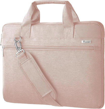 Voova 360°Schutz Laptoptasche 15-16 Zoll Wasserdicht Schwarz