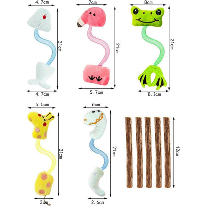 Katzenspielzeug Katzenminze Matatabi Stick Spielzeug für