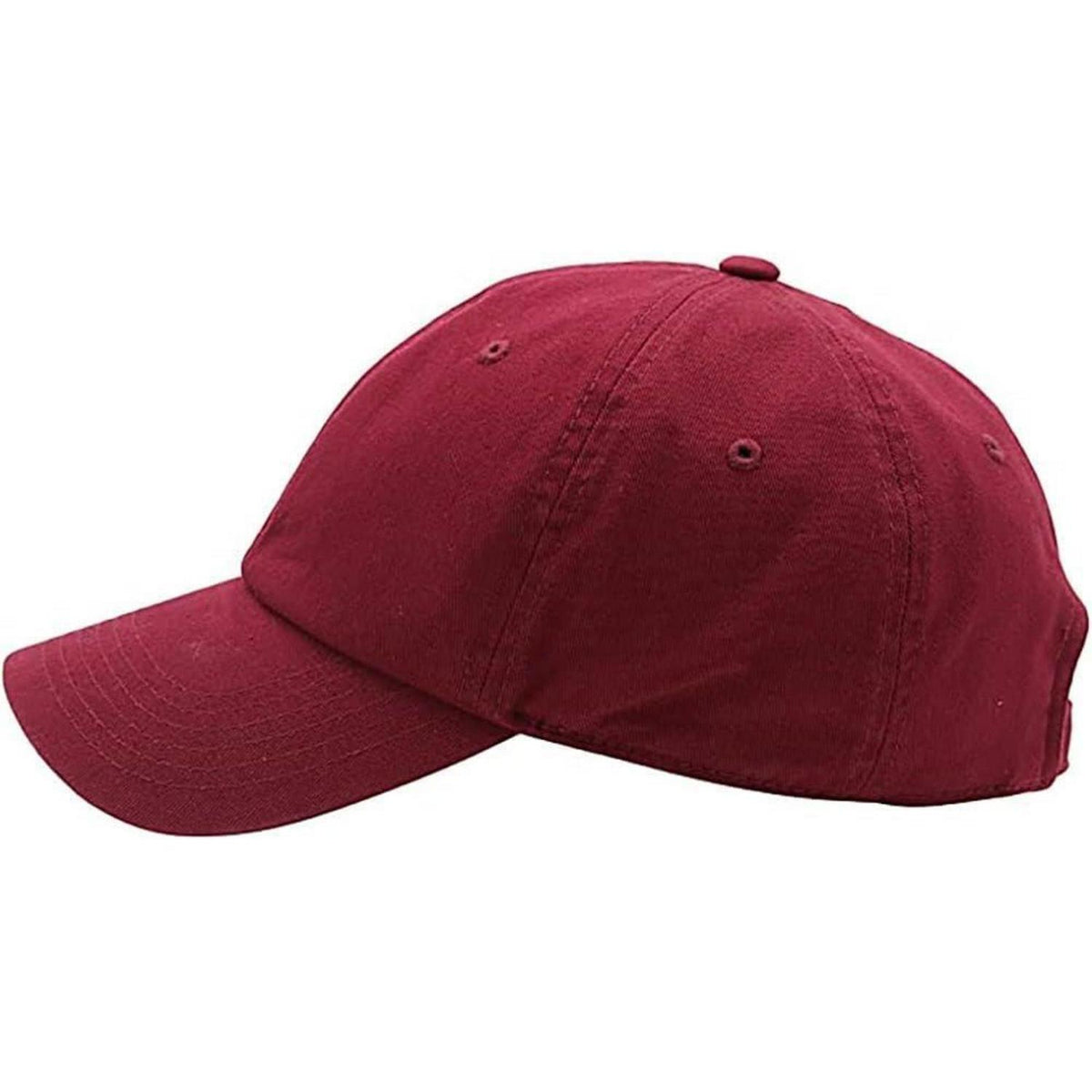 Baseball Cap Unisex – Verstellbare Kappe C-Weinrot