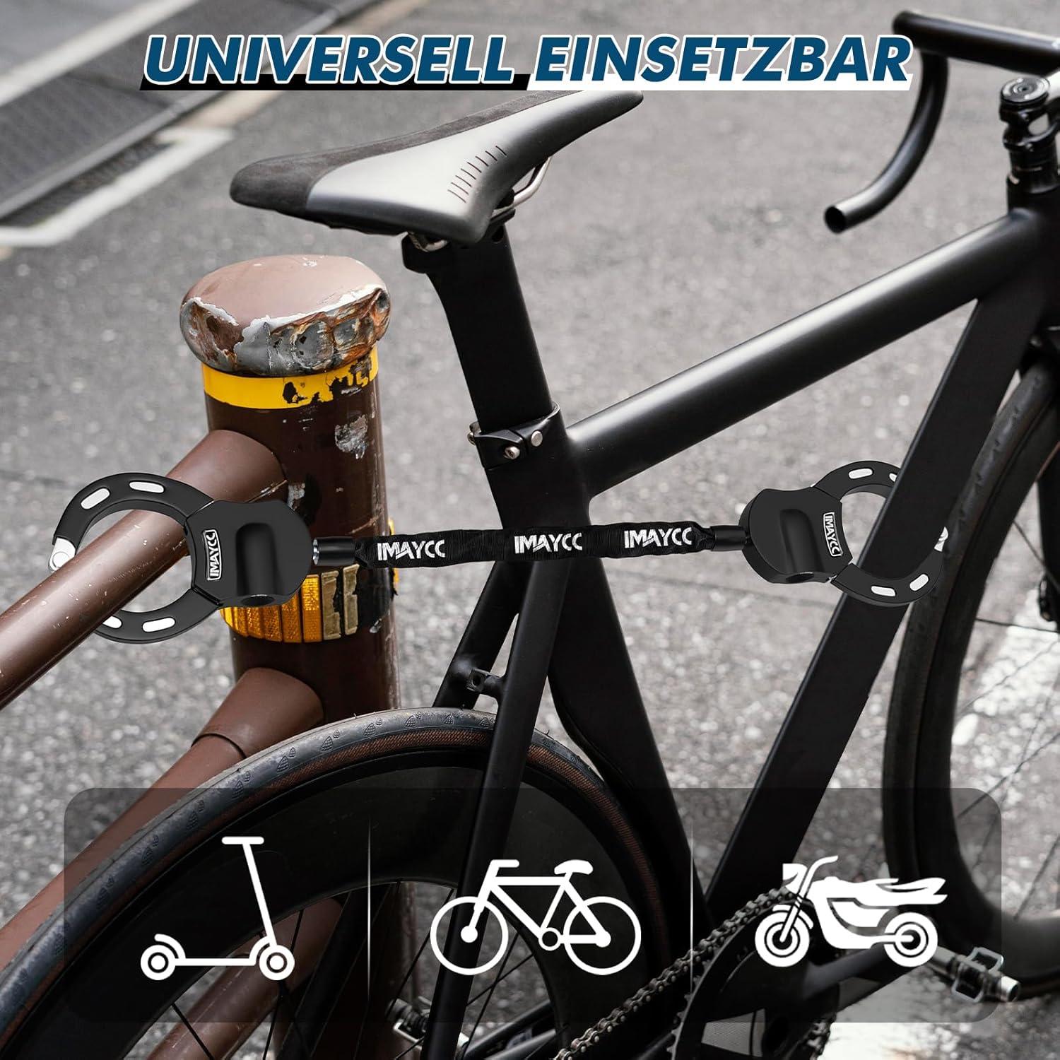 IMAYCC E Scooter Schloss Handschellenschlossn 94CM