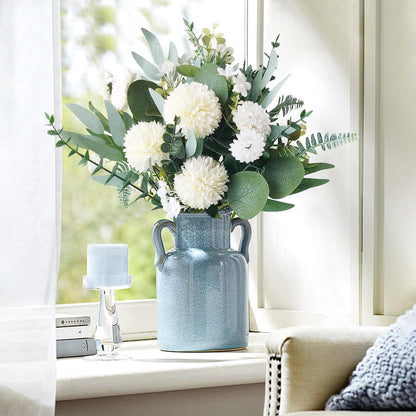 Künstliche Zweige & Blumenstrauß Weiß für DIY Hochzeit Bouquet