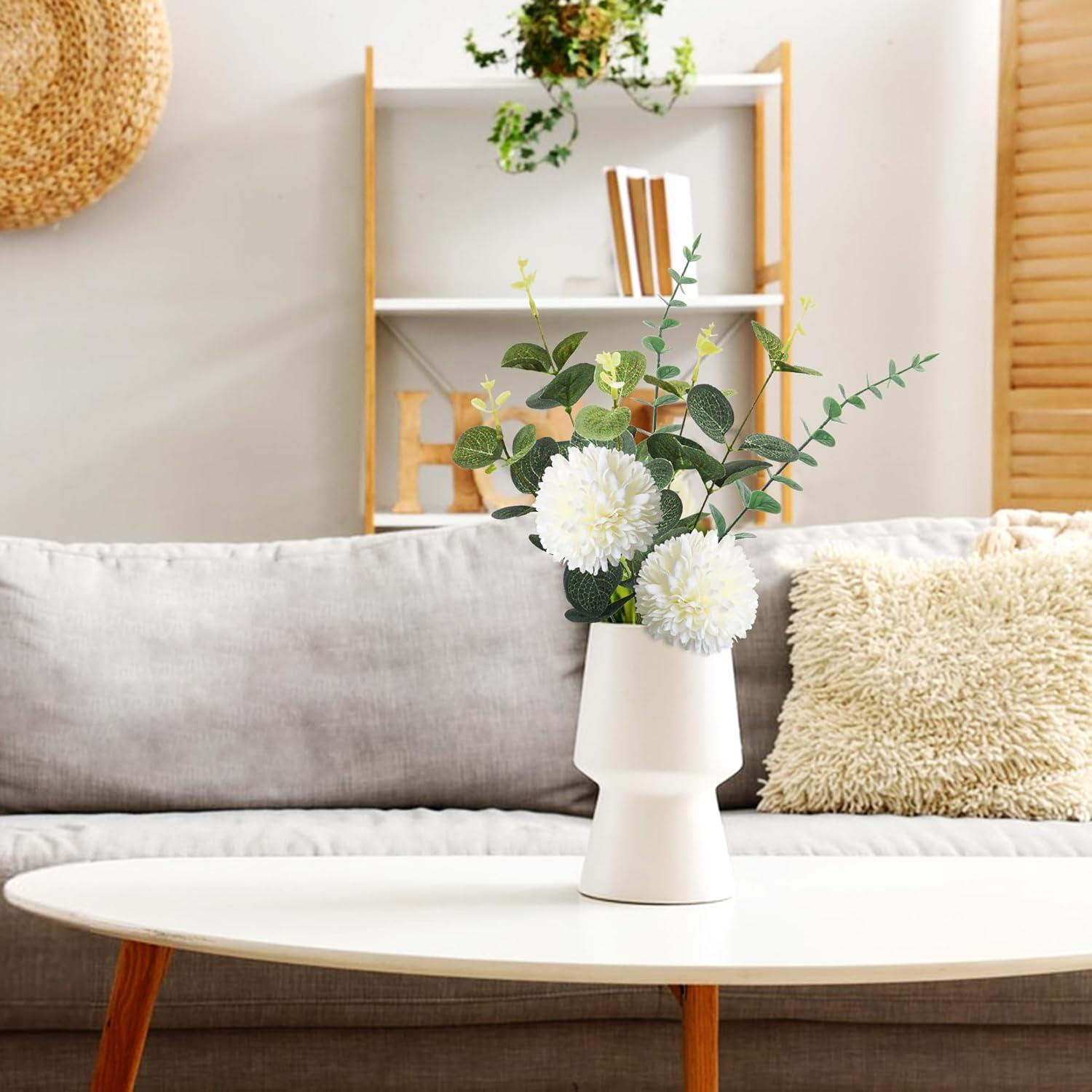 Künstliche Zweige & Blumenstrauß Weiß für DIY Hochzeit Bouquet