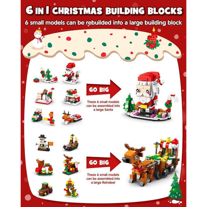 D-FantiX Weihnachts-Adventskalender für Kinder, 24 Tage