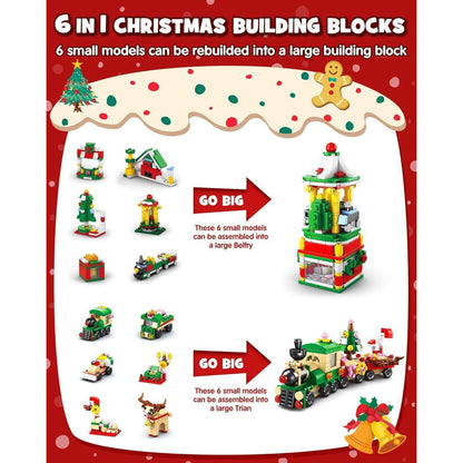 D-FantiX Weihnachts-Adventskalender für Kinder, 24 Tage