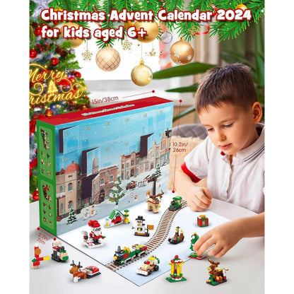 D-FantiX Weihnachts-Adventskalender für Kinder, 24 Tage