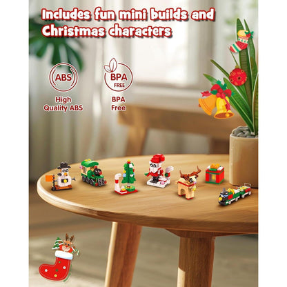 D-FantiX Weihnachts-Adventskalender für Kinder, 24 Tage