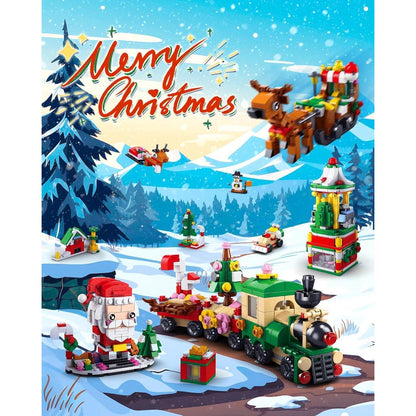 D-FantiX Weihnachts-Adventskalender für Kinder, 24 Tage