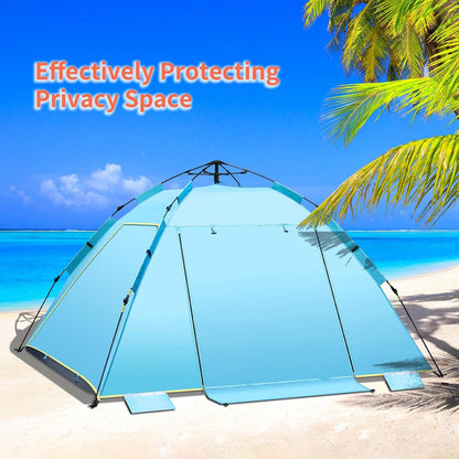 Automatisches Strandzelt 4-5 Personen UPF 50+ Sonnenschutz 3 Veranda