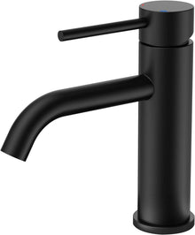Wasserhahn Bad Schwarz Einhandgriff Mischbatterie Mattschwarz